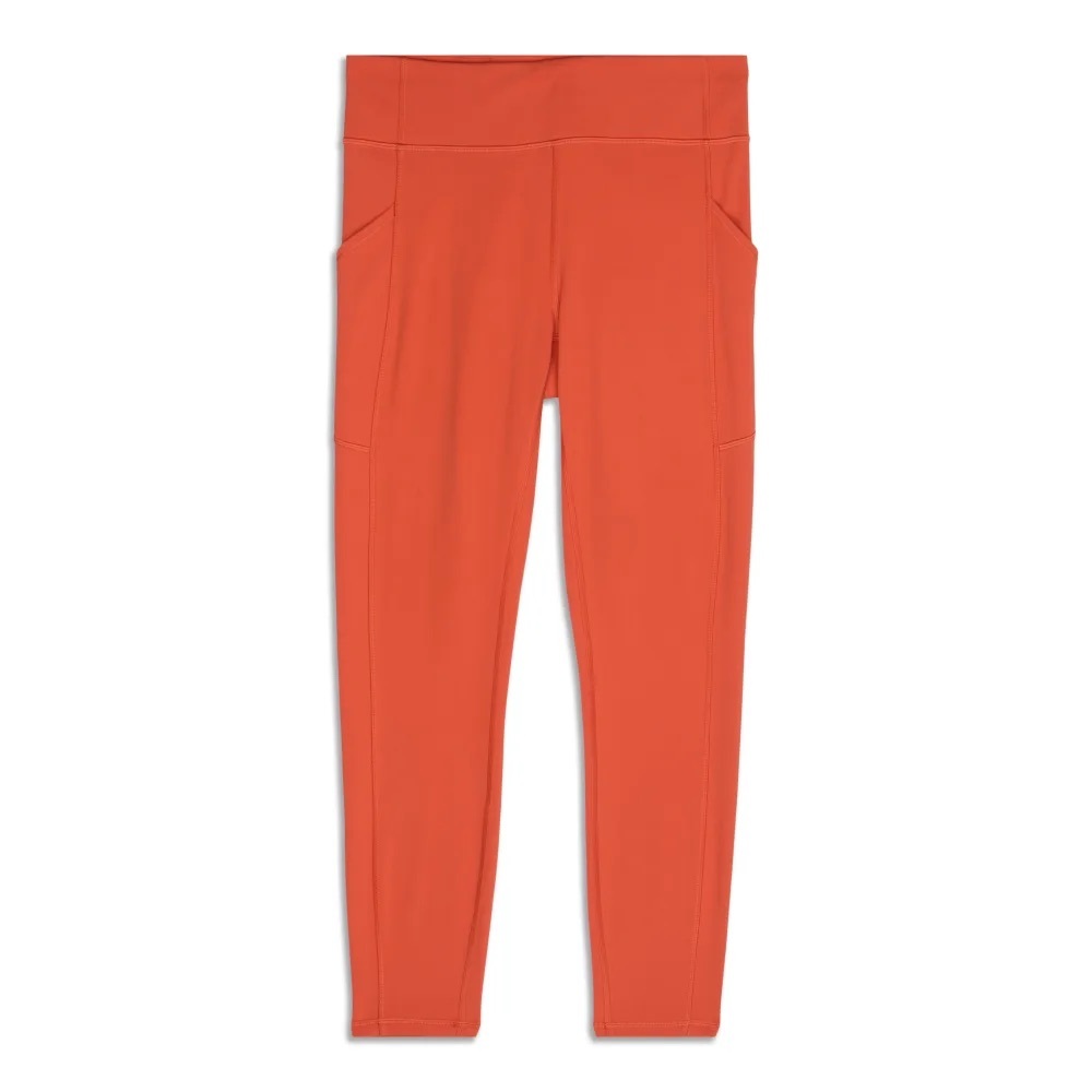 Lululemon Invigorate High-Rise Tight Legging 7/8 Length in Brick Size 4